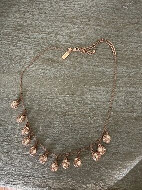 Kate spade lady marmalade necklace in rose gold